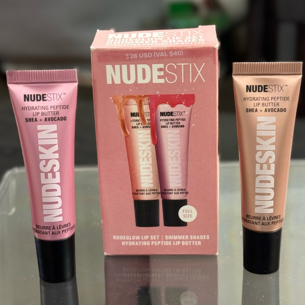 NUDESTIX NudeGlow Lip Set - Pink and Tan